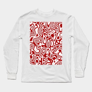 flow of different colored liquids Long Sleeve T-Shirt